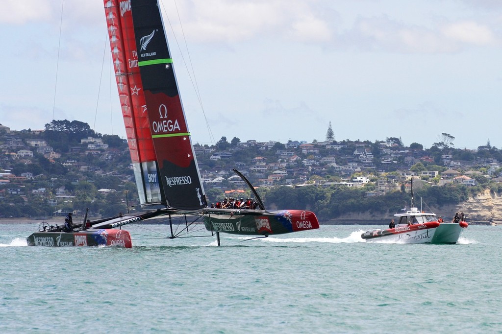 Yamaha has been working with New Zealand America’s Cup teams for 25 years © Richard Gladwell www.photosport.co.nz